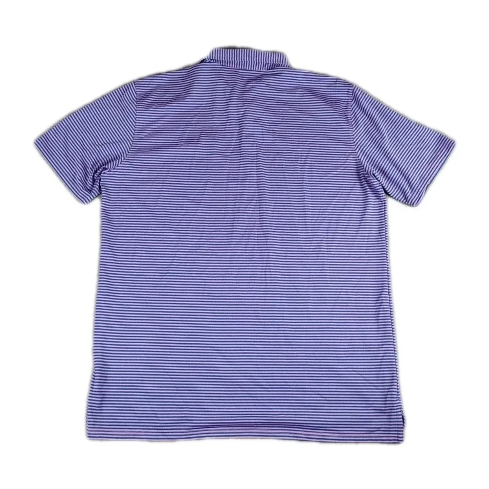 Holderness & Bourne Maxell Polo  Mens XL Striped Tailored Fit Fiji & Nevis Shirt - Picture 2 of 9